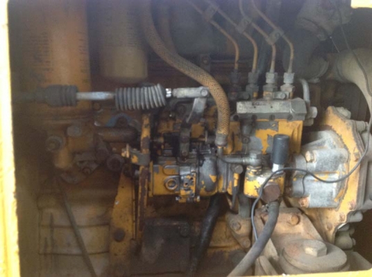 Komatsu WA510 เปลี่ยนเครื่องเป็น Komatsu PC120-5 4 สูบ+โบว์ประหยัดกว่าเดิมแรงดีกว่าเดิม