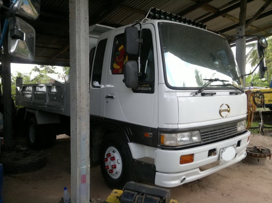 ขายรถ 6 ล้อ ดั้ม กระบะเหล็ก HINO FD3HLA เครื่อง.HO7D เบรคทิปฟี้ รถสวยรีบจองด่วน