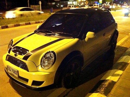 รถ MINI COOPER แต่งจาก OPEL CORSA เหมือนมาก รถ MINI COOPER แต่งจาก OPEL CORSA เหมือนมาก