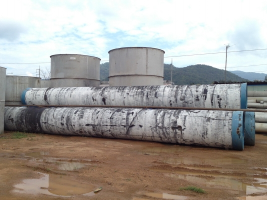 ขายท่อเหล็กส่งน้ำประปา ขนาดใหญ่ ยาว 12 M กว้าง 1.10 M