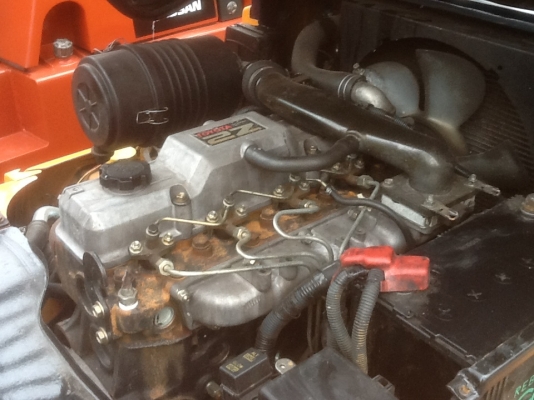 รถยกโตโยต้ารุ่น 7 น้ำหนักยก 3 ตัน เสาสูง 3 เมตร เครื่องดีเซล เกีรยร์ออโต้