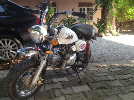 ขายมังกี้สตาร์เลี่ยน 125 CC ครัชมือ มีทะเบียนพร้อมโอน ถูกๆ