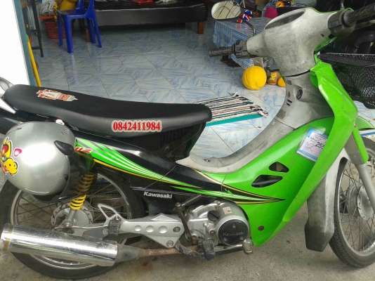 ขาย รถKawasaki รุ่น KAZE Hit 112 ภาษีหมด 20 ธ.ค. 2556  เล่มทะเบียนพร้อมโอน