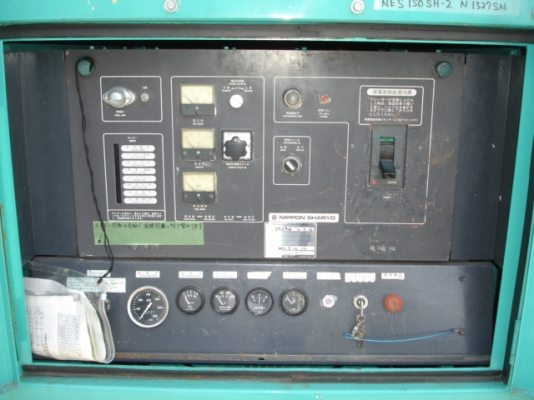 เครื่องปั่นไฟ Nippon NES150SH-2 เครื่อง Hino M10C นำเข้าจากญี่ปุ่น ไม่แพงครับ