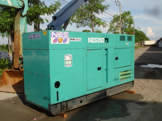 เครื่องปั่นไฟ Nippon NES150SH-2 เครื่อง Hino M10C นำเข้าจากญี่ปุ่น ไม่แพงครับ
