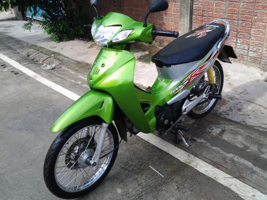 ขาย WAVE125R ปี48 สีเขียวเทา เครื่องเดิม ชุดสีสวยมาก ราคา19500 สนใจโทร 0875533323