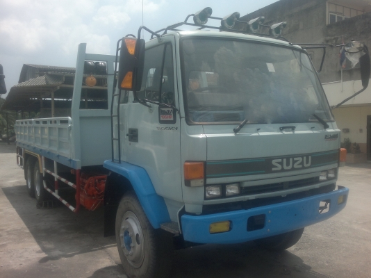 ขายรถบรรทุกพื้นเรียบ 10 ล้อ(ติดเครน เพิ่มได้)