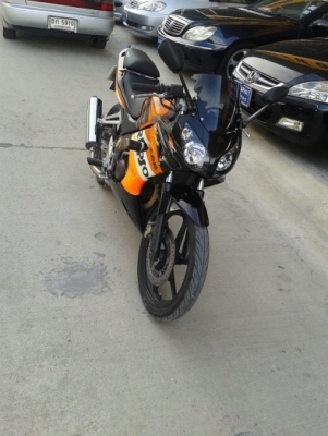 CBR ปี51ไมล์เหลือง ลายรถแข่ง