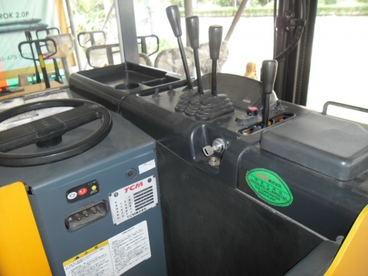 ขายรถยกไฟฟ้ายืนขับ TCM FBR15-6 ขนาด 1.5 ตัน เสาสูง 3 เมตร แบตเตอรี่ใหม่