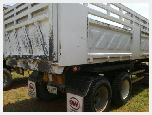 ขาย หางพ่วงกระบะสามมิตร 6เมตร50  3 เพลาปี49