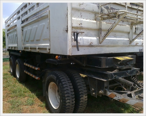 ขาย หางพ่วงกระบะสามมิตร 6เมตร50  3 เพลาปี49