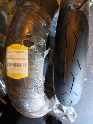 ขายยางใหม่พีแรลลี่หน้า110หลัง150รุ่นตะเกียบหักปี2011