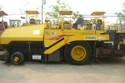 รถปูยาง Sumitomo HA60W-3 (เตาใหญ่) ปูได้ 6 เมตร มีให้เลือกหลายคัน รถเก่านอกนำเข้าจากญี่ปุ่น ตรวจเช็คสภาพให้พร้อมใช้งาน และรับประกัน เอกสารครบพร้อมจัดไฟแนนท์