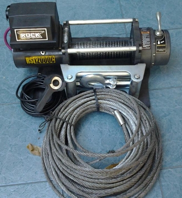 ขาย rock winch 12000LB 12V สภาพดี ใช้งานน้อย