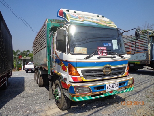 HINO MEGA FM1J 10ล้อ 2 เพลา ดั๊ม รถห้าง 260 แรงม้า JO8C TURBO INTERCOOLER เบรกทิฟฟี่ พวงมาลัยพาวเวอร