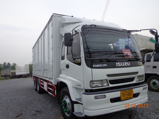 ISUZU DEGA FVM230 รถห้าง เครื่อง 230 แรงม้า 6HE1 TURBO INTERCOOLER เบรกทิฟฟี่ พวงมาลัยพาวเวอร์ ตู้บร