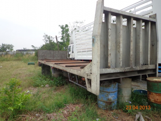 กระบะพื้นเรียบ ถอดจาก 10 ล้อ HINO FL3H 7.50ม. ขายตามสภาพ