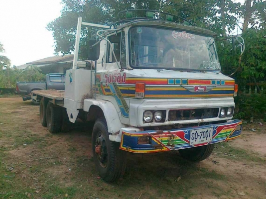 ขายรถบรรทุกแบคโฮ 10 ล้อเพลาเดียวสวยสุด ๆ เครี่องดีคัสซีสวยสุดๆยางดี 10 เส้นหางแข็งบรรทุก 200 สบายมากทะเบียนแจ้งจอด HINO KT 920 เครื่อง EH 700