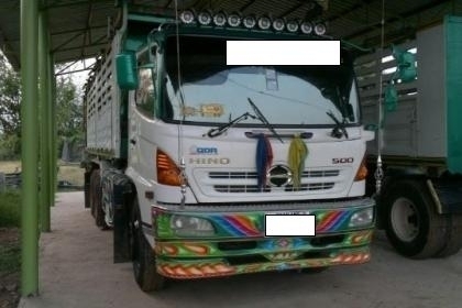 10ล้อดั้ม HINO MEGA260ปี49 ดั้มเหล็กสหมิตร ยางใหม่