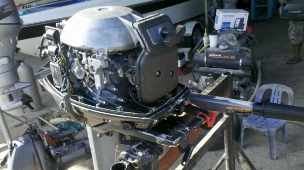 ขายเครื่องเรือ ยามาฮ่า 30แรง หัวมน หางยาว 23นิ้ว