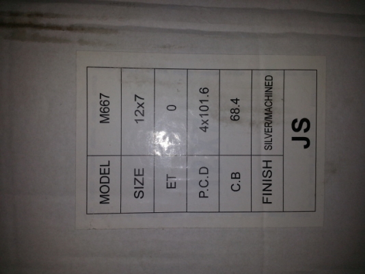 ล้อขอบ 12" กว้าง 7" ใหม่เอี่ยม ขายถูกเหลือ 7,000 บาท ล้อขอบ 12" กว้าง 7" ใหม่เอี่ยม ขายถูกเหลือ 7,000 บาท