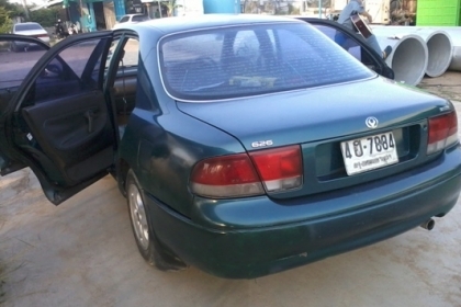 ขายแลก มาสด้าโคโนส+lpg รถใช้งานทุกวันรับแลกมอไซค์ sr+steed