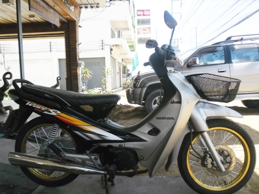 wave100sปี47รถบ้านสภาพดีรถเดิมๆเครื่องดีสีสวยภาษีไม่ขาด