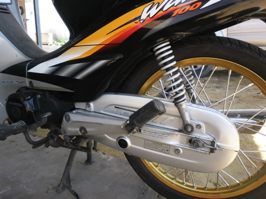 wave100sปี47รถบ้านสภาพดีรถเดิมๆเครื่องดีสีสวยภาษีไม่ขาด