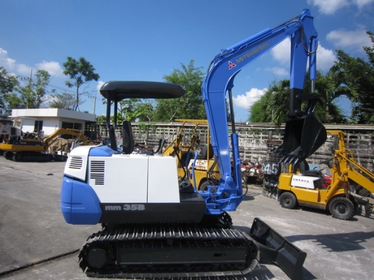 ขาย รถขุดเล็ก MITSUBISHI รุ่น MM35B แทร็กเหล็ก มือสองญี่ปุ่น