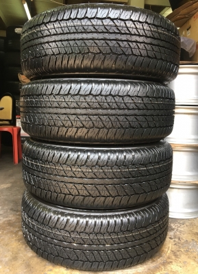 แม็กป้ายแดง Mitsu All New Pajero Sport ตัวท๊อป ขอบ 18 พร้อมยางป้ายแดง 265-60-18 Dunlop ปี 18 แม็กสวยกริ๊บ ตุ่มอลัง เส้นสีชัด
