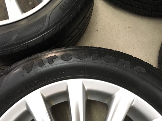 ล้อแม็ก Toyota Vios รุ่น 12 ก้าน ขอบ 15 พร้อมยาง 185-60-15 ปี 16 แม็กเดิม สภาพดี