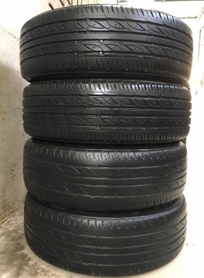 ล้อแม็ก Toyota Vios รุ่น 12 ก้าน ขอบ 15 พร้อมยาง 185-60-15 ปี 16 แม็กเดิม สภาพดี