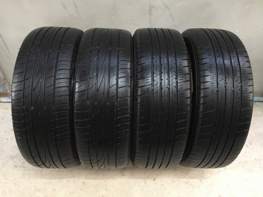 ล้อแม็ก Toyota Vios ตัวท็อป ขอบ 16 สีรมดำ พร้อมยาง 195-50-16 ปลายปี 13