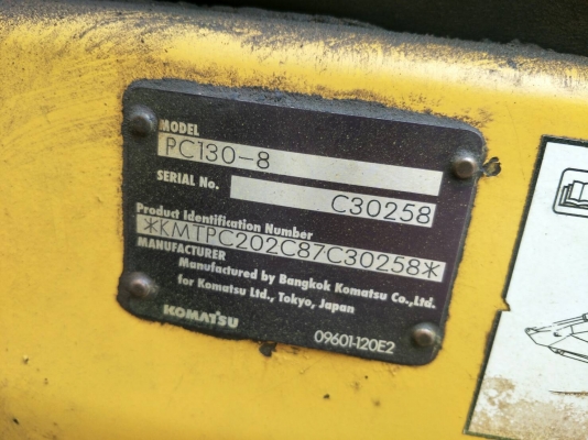 มี VDO ให้ชม.KOMATSU PC130-8 ไมล์ 5800 ชม.ราคา 1200000 มี VDO ให้ชม.KOMATSU PC130-8 ไมล์ 5800 ชม.ราคา 1200000