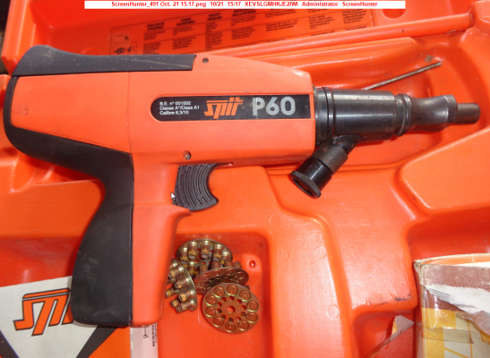 ขายเครื่องยิงตะปู Sparachiodi Spit p60 made in France