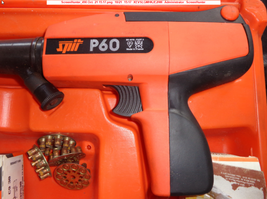 ขายเครื่องยิงตะปู Sparachiodi Spit p60 made in France