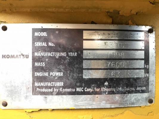 Komatsu WA120-3 นำเข้าจากญี่ปุ่น ราคาถูก ๆ สภาพพร้อมใช้ครับ Komatsu WA120-3 นำเข้าจากญี่ปุ่น ราคาถูก ๆ สภาพพร้อมใช้ครับ