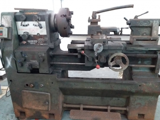 ขายกลึง4.5ฟุต2เพลารูเพลา2นิ้วพร้อมใช้คับ