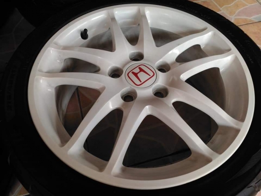 ล้อแม็ก Honda DC5 ขอบ 17 พร้อมยาง Bridgestone Potenza RE003 215 45 17 ปี 2017 ล้อสวย แท้ By Honda motor ขายถูกๆ ทั้งชุด 23500.- /ใส่ฟรี รับเทิร์น รับบัตรเครดิตทุกธนาคาร ส่งทั่วไทย ล้อแม็ก Honda DC5 ขอบ 17 พร้อมยาง Bridgestone Potenza RE003 215 45 17 ปี 2017 ล้อสวย แท้ By Honda motor ขายถูกๆ ทั้งชุด 23500.- /ใส่ฟรี รับเทิร์น รับบัตรเครดิตทุกธนาคาร ส่งทั่วไทย