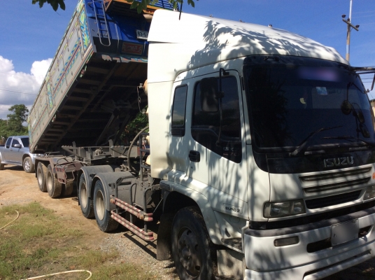 ขายสิบล้อหัวลากพร้อมหางเซมิดั้มISUZU GXZ270 ปี52 ติดก๊าซNgvหางอู่STปี57 ขายสิบล้อหัวลากพร้อมหางเซมิดั้มISUZU GXZ270 ปี52 ติดก๊าซNgvหางอู่STปี57
