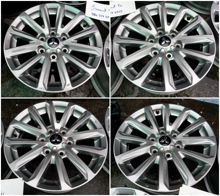 แม็ก New Pajero ขอบ 18 /NEW TRITON Athlete ขอบ 17 สีดำชุดละ 4,400-7,000 บาท