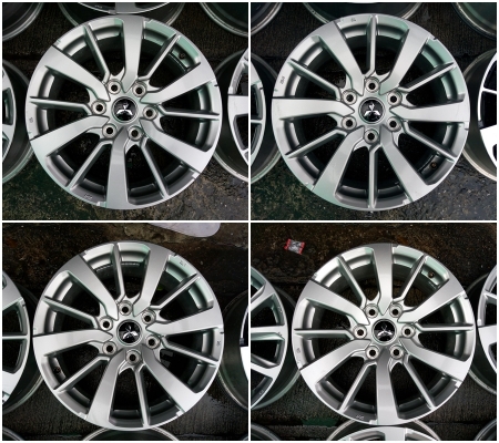 แม็ก New Pajero ขอบ 18 /NEW TRITON Athlete ขอบ 17 สีดำชุดละ 4,400-7,000 บาท