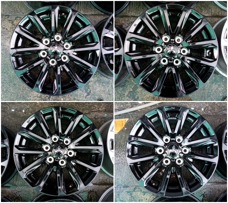 แม็ก New Pajero ขอบ 18 /NEW TRITON Athlete ขอบ 17 สีดำชุดละ 4,400-7,000 บาท