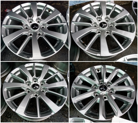 แม็ก New Pajero ขอบ 18 /NEW TRITON Athlete ขอบ 17 สีดำชุดละ 4,400-7,000 บาท