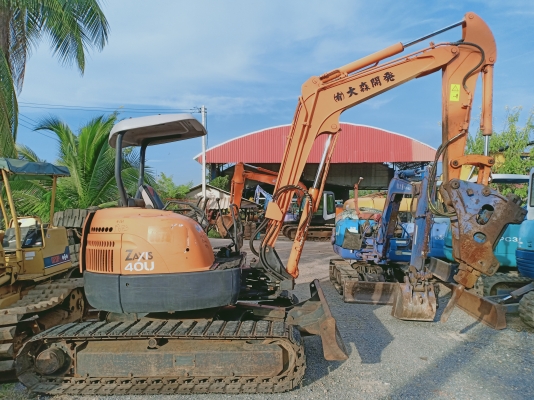 ขายจ้า..HITACHI  ZX40U  เก่านอกแท้  มีลายแย๊ก  ผานดัน  แทรคเหล็ก   สภาพสวย  พร้อมใช้  โทร 089-3818694 จ๊อย