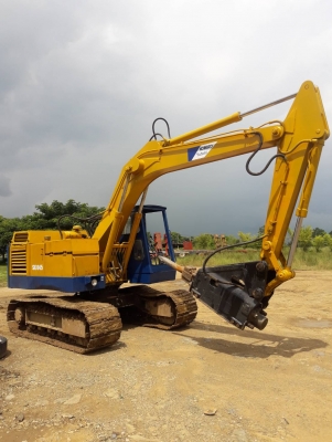 ขายรถขุดKobelco yutani sk045 ขนาดรถ12t   เทียบเท่า รถขุดpc120-2 เครื่องยนต์มิตซูบิชิ6DS7 คอนโทรลลูกหมาก ปั้มเฟือง2ตอน พร้อมลายหัวเจาะ และหัวกระแทก รถเก่านอก  มีเอกสาร