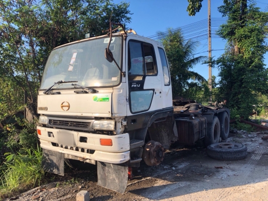 ขายรถ10ล้อหัวลาก HINO FM1JKNA เครื่อง 260แรงม้าปี46 ขายตามสภาพ สนใจโทร 081-970-1072