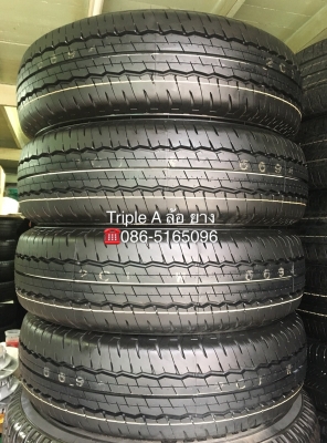 ยางใหม่ป้ายแดง Dunlop 215-70-16 ปี 18 ใหม่กริ๊บๆ เส้นสีจัด