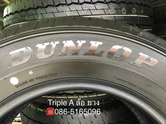 ยางใหม่ป้ายแดง Dunlop 215-70-16 ปี 18 ใหม่กริ๊บๆ เส้นสีจัด