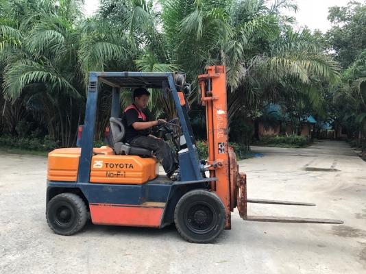 ขายFORKLIFT TOTOTA รุ่น5FG25(2.5ตัน)(งาหมุนแท้) สวยเดิมจากญี่ปุ่น ยังไม่เคยใช้ในไทย 145,000เท่านั้น!!